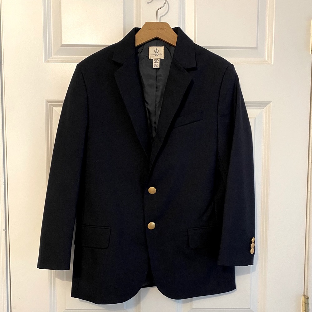 Lands’ End Hopsack Blazer